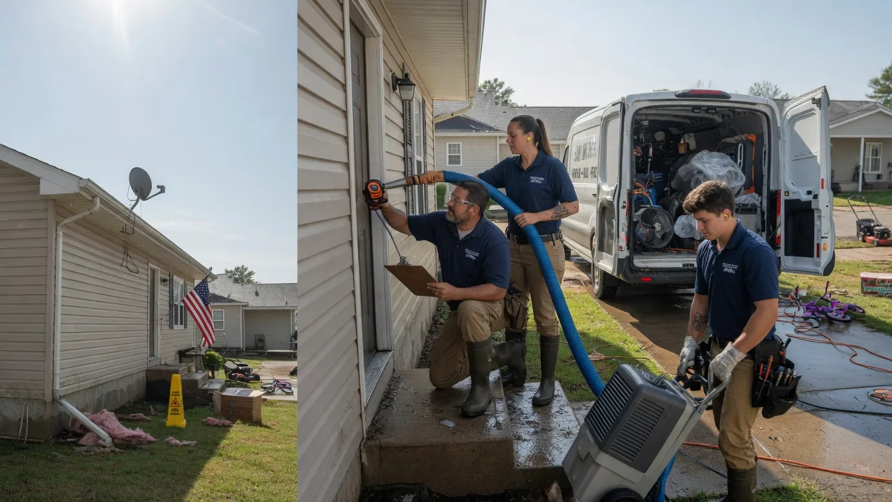 Ceiling Water Damage Restoration in Sunbury, OH near me